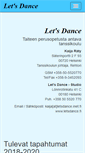 Mobile Screenshot of letsdance.fi
